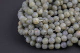 Natural Labradorite Beads Matte Round 6mm 8mm 10mm 12mm Gemstone Beads