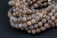 Natural Multicolor Moonstone AAA Quality Faceted with a Lot of Fire Inside. Full 15.75" Strand. AAA Quality Gemstone Beads