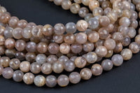 Natural Multicolor Moonstone AAA Quality Faceted with a Lot of Fire Inside. Full 15.75" Strand. AAA Quality Gemstone Beads