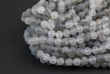 Natural Matte Cloudy Quartz Beads High Quality in Matte Round, 6mm, 8mm, 10mm, 12mm -Full Strand 15.5 inch Strand- Gemstone Beads