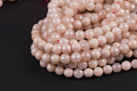 Natural MYSTIC Peach SILVERITE Faceted Round- Full Strand 15.5 inch Strand Gemstone Beads