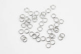 White Gold Silver Tone SUPER STRONG/ Regular Gauge Thickness Jump Rings 3mm 4mm 5mm. Carbon Steel - Extremely sturdy