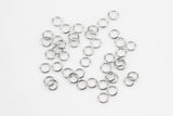 White Gold Silver Tone SUPER STRONG/ Regular Gauge Thickness Jump Rings 3mm 4mm 5mm. Carbon Steel - Extremely sturdy