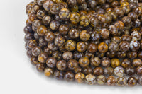Natural Fire Laced Opal- High Quality in Faceted Round- 4mm, 6mm, 8mm, 10mm, 12mm-Full Strand 15.5 inch Strand Gemstone Beads