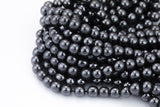 HEMATITE Gray Hematite Beads Smooth Round Beads AAA 2mm 3mm 4mm 6mm 8mm 10mm 12mm 15.5" Strand