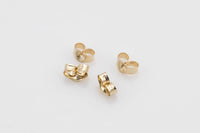 10 pcs- Gold Filled Ball Earring Backing 14/20 Gold Filled- USA Product- 10 pieces per order