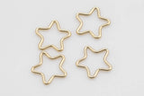 Gold Filled Star Ring- 1420 Gold Filled- Made in USA- 11mm- 2 pcs per order