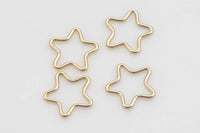 Gold Filled Star Ring- 1420 Gold Filled- Made in USA- 11mm- 2 pcs per order