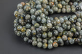 Natural Eagle Eye Beads - Round - Grade AAA - Size 6mm 8mm 10mm - Full Strand 15.5 inch Strand- Mixed Smooth Gemstone Beads