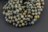 Natural Eagle Eye High Quality in Faceted Round-Full Strand 15.5 inch Strand Gemstone Beads