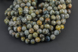 Natural Eagle Eye High Quality in Faceted Round-Full Strand 15.5 inch Strand Gemstone Beads