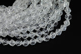 Natural Quartz- Hexagon Shape- Grade A High Quality- 6mm, 8mm, 10mm, 12mm Full Strand 16" Gemstone Beads