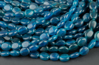 Natural Apatite Oval Beads -16 Inch strand - Wholesale pricing AAA Quality- Full 16 inch strand- 8x10mm- 40 pcs Gemstone Beads