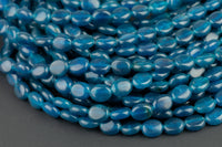 Natural Apatite Oval Beads -16 Inch strand - Wholesale pricing AAA Quality- Full 16 inch strand- 8x10mm- 40 pcs Gemstone Beads