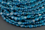 Natural Apatite Oval Beads -16 Inch strand - Wholesale pricing AAA Quality- Full 16 inch strand- 8x10mm- 40 pcs Gemstone Beads