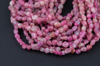 Natural Pink Tourmaline Nuggets Beads -16 Inch strand - Wholesale pricing AAA Quality- Full 16 inch strand Gemstone Beads