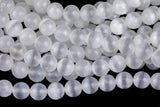 AAA Natural Selenite Beads Round Beads 6mm 8mm 10mm High Quality Real Genuine Selenite Gemstone 15.5" Strand Gemstone Beads