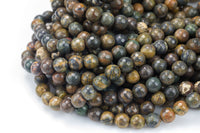 Natural Sea Wave Grade AAA Faceted Round. 4mm, 6mm, 8mm, 10mm, 12mm-Full Strand 15.5 inch Strand- Gemstone Beads