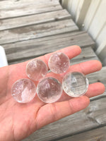 1 Pc Clear Crystal Quartz Stone Sphere- Assorted Sizes