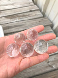 1 Pc Clear Crystal Quartz Stone Sphere- Assorted Sizes