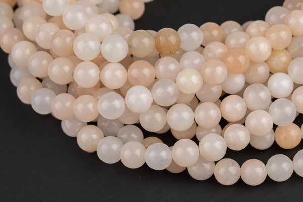 Natural Pink Aventurine, High Quality in Round, 4mm, 6mm, 8mm, 10mm, 12mm- Full 15.5 Inch Strand Smooth Gemstone Beads