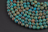 Natural Flower Agate, High Quality in Faceted Round, 4mm, 6mm, 8mm, 10mm, 12mm -Full Strand 15.5 inch Strand Gemstone Beads