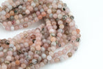 Clearish Pink Opal Jade Beads in Smooth Round - 6mm 8mm 10mm 12mm - Full Strand 15.5 inches AAA Quality AAA Quality