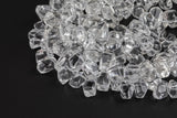 Natural Clear Rock Quartz Crystal High Quality in Side Drilled Nuggets- Full Strand- 10x13mm or 11x17mm Gemstone Beads