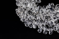 Natural Clear Rock Quartz Crystal High Quality in Top Nuggets Sticks- Full Strand- 6x11mm Gemstone Beads