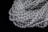 Natural Clear Quartz, High Quality in Faceted Round, 6mm, 8mm, 10mm, 12mm, 14mm. AAA Quality Gemstone Beads