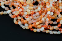 Natural Agate Nuggets Beads - Around 7mmmm in dimensions -16 Inch strand - Wholesale pricing Gemstone Beads