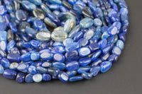 Natural Kyanite Nuggets Beads - Around 5x8mm in dimensions -16 Inch strand - Wholesale pricing Gemstone Beads