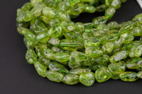 Natural Peridot Nuggets Beads -16 Inch strand - Wholesale pricing AAA Quality- Full 16 inch strand Gemstone Beads
