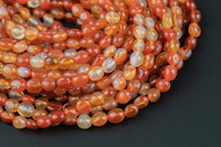 Natural Carnelian Nuggets Beads - Around 6x8min dimensions -16 Inch strand - Wholesale pricing Gemstone Beads