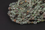 Natural Phantom Quartz Nuggets Beads - Around 5x8mm in dimensions -16 Inch strand - Wholesale pricing Gemstone Beads