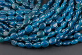 Natural Apatite Oval Beads -16 Inch strand - Wholesale pricing AAA Quality- Full 16 inch strand- 8x10mm- 40 pcs Gemstone Beads