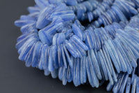 Natural Kyanite Free Form Drops- approximately 15mm- 5x20mm size- 16 inches per strand Gemstone Beads