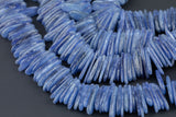 Natural Kyanite Free Form Drops- approximately 15mm- 5x20mm size- 16 inches per strand Gemstone Beads
