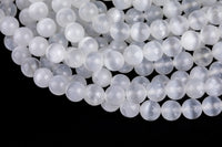 AAA Natural Selenite Beads Round Beads 6mm 8mm 10mm High Quality Real Genuine Selenite Gemstone 15.5" Strand Gemstone Beads