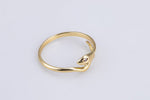 Adjustable Dainty Snake Ring Thin Serpent Ring Stackable Ring Gold Open Ring Adjustable Ring