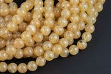 Champagne Quartz Beads Grade AAA Smooth Round. 4mm, 6mm, 8mm, 10mm, 12mm- Wholesale Bulk or Single Strand-Full Strand 15.5 inch Strand