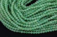 Natural Green Aventurine Round Beads 4mm Faceted Round Beads Laser Diamond Cut Gemstone 15.5" Strand Gemstone Beads