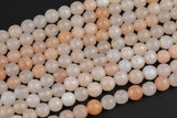 Natural Pink Aventurine Faceted, High Quality in Faceted Round, 4mm, 6mm, 8mm, 10mm, 12mm- Full 15.5 Inch Strand Gemstone Beads