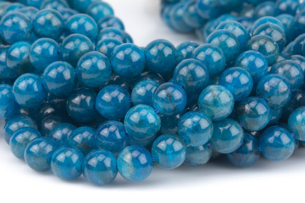 AA Quality Apatite Beads Natural Apatite Round sizes 4mm, 6mm, 8mm, 10mm, 12mm, 14mm Full 15.5 Inch strand AA Quality Smooth Gemstone Beads