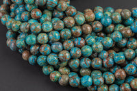 Natural Flower Agate, High Quality in Faceted Round, 4mm, 6mm, 8mm, 10mm, 12mm -Full Strand 15.5 inch Strand Gemstone Beads