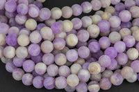Natural Matte Pink Amethyst, High Quality in Round, 4mm, 6mm, 8mm, 10mm, 12mm.
