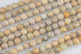 Natural AFRICAN WHITE / YELLOW Opal Faceted round sizes 6mm and 8mm Gemstone Beads