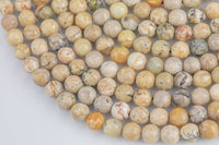 Natural AFRICAN WHITE / YELLOW Opal Faceted round sizes 6mm and 8mm Gemstone Beads