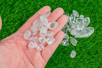 1 pc Clear Quartz Small Tumbled Stone- 1/2 inch-3/4 inch