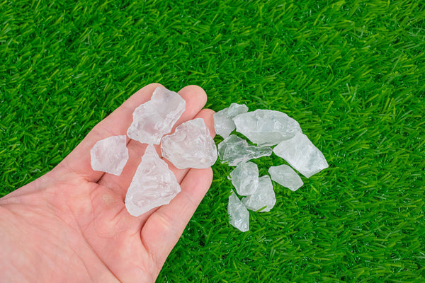 1 pc Rough Natural Crystal Quartz Chunks Gemstone- .5 inch-1.25 inch